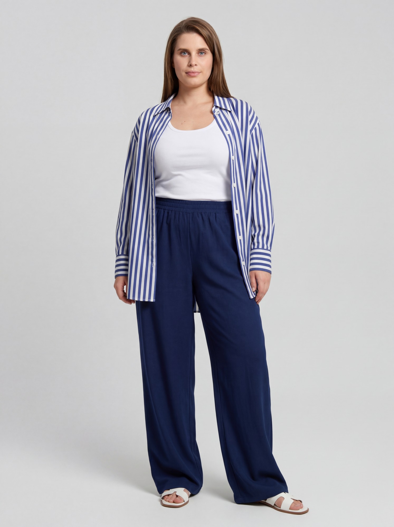 Блузка (рубашка) Тропический рай-2 - 12