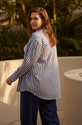 Блузка (рубашка) Тропический рай-2