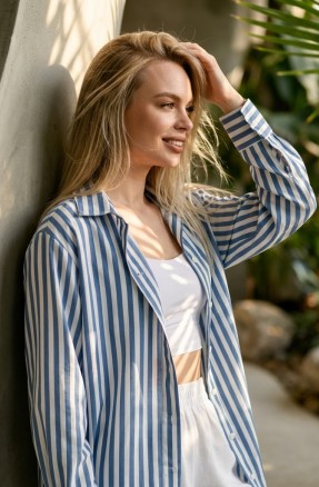 Блузка (рубашка) Тропический рай-2