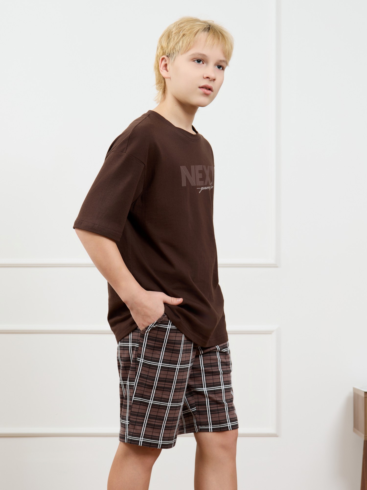 Костюм для мальчика Браун-2 - 5 Костюм для мальчика Браун-2 - 5