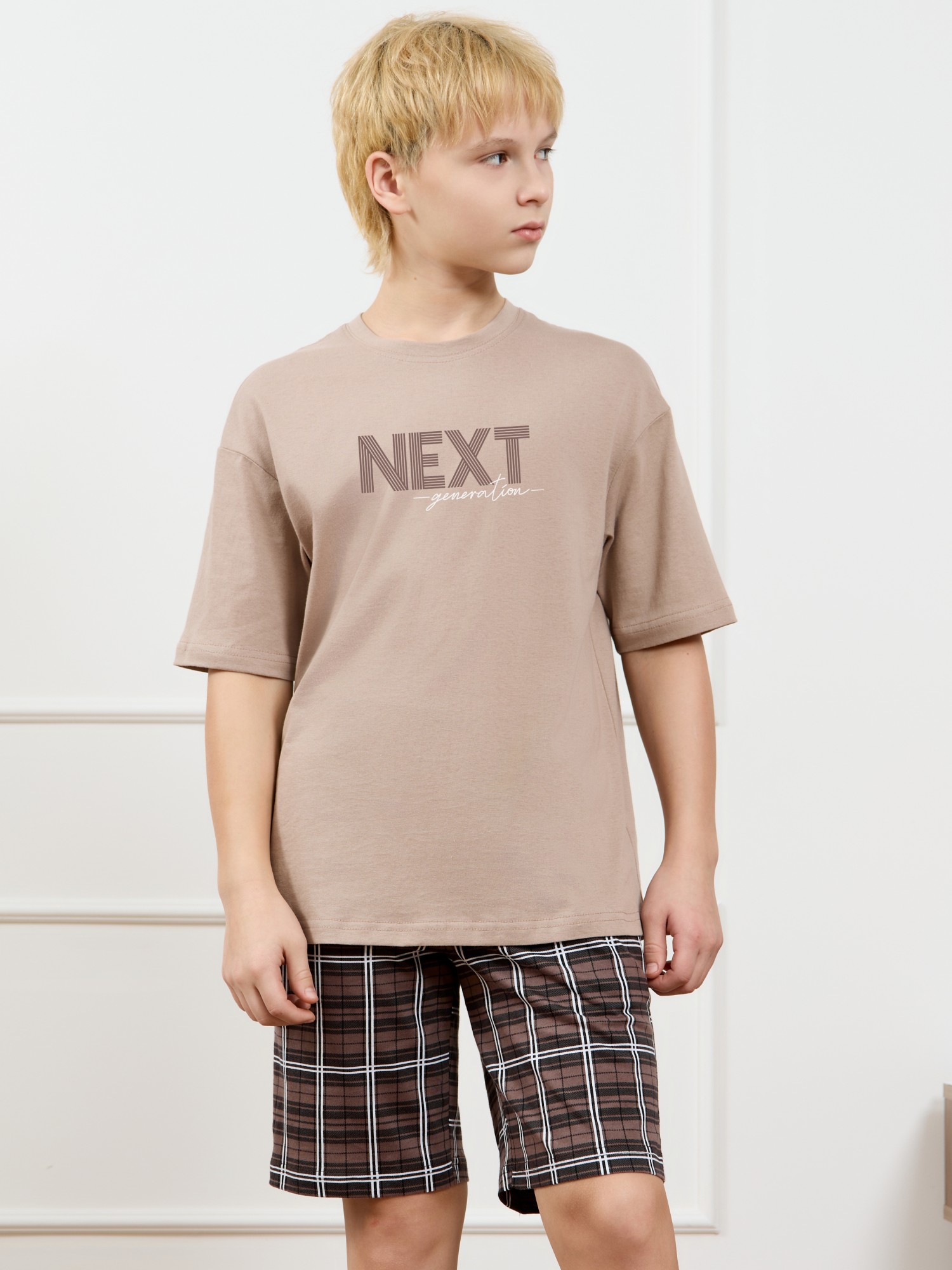 Костюм для мальчика Браун-2 - 1 Костюм для мальчика Браун-2 - 1