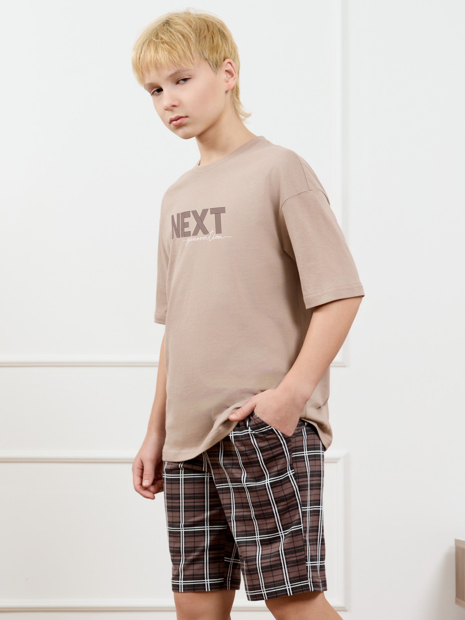 Костюм для мальчика Браун-2 - 4 Костюм для мальчика Браун-2 - 4