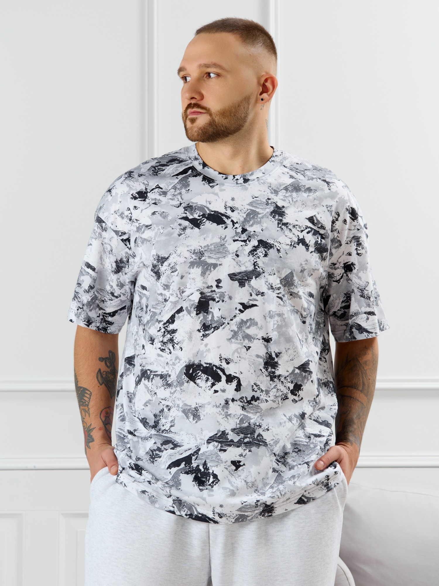 Фуфайка (футболка) мужская Олимп-5 - 1 Фуфайка (футболка) мужская Олимп-5 - 1