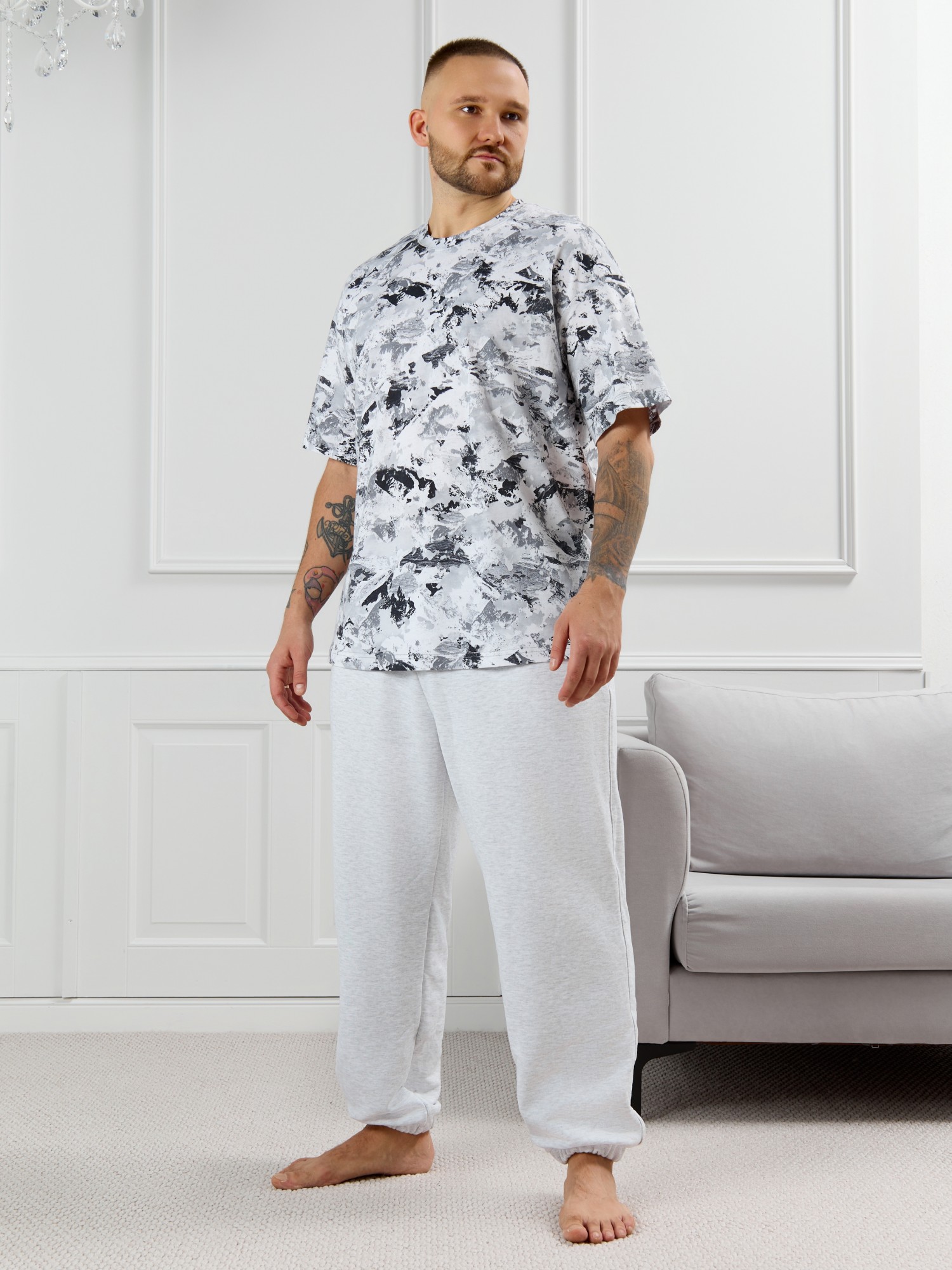 Фуфайка (футболка) мужская Олимп-5 - 2 Фуфайка (футболка) мужская Олимп-5 - 2