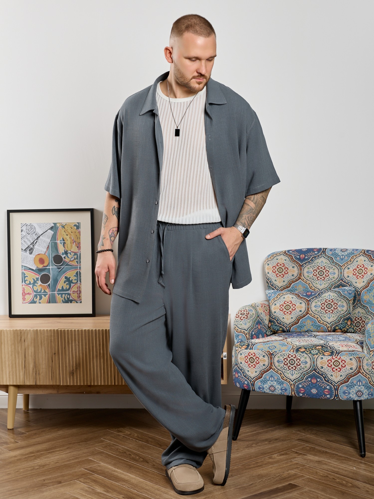 Рубашка мужская Линкольн-1 - 4 Рубашка мужская Линкольн-1 - 4