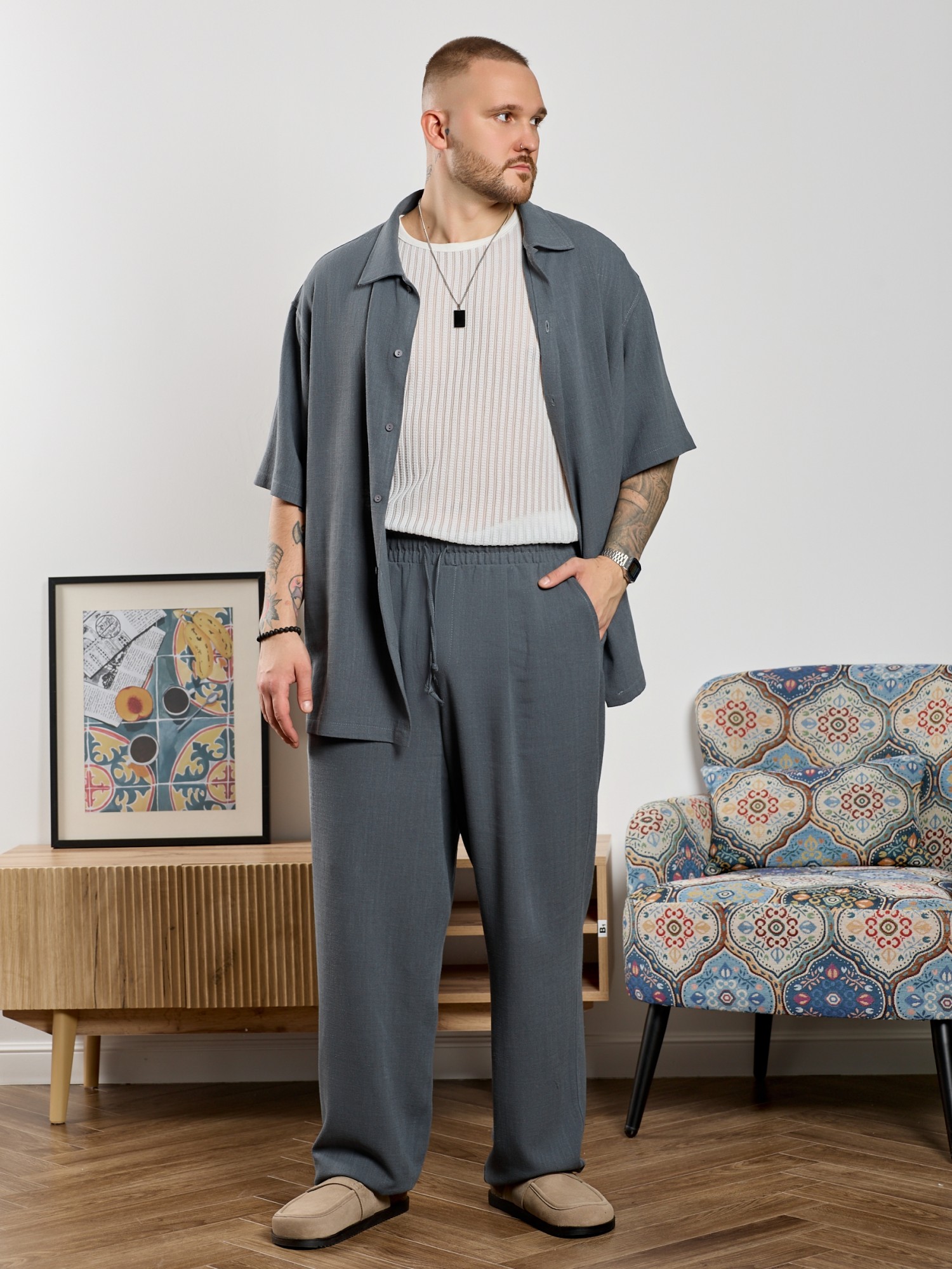 Рубашка мужская Линкольн-1 - 9 Рубашка мужская Линкольн-1 - 9